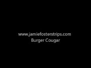Preview 1 of Messy Burger Eating Cougar