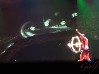 A dinner and a shower before analwith Anissa Kate