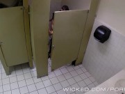 Wicked - Couple has sex in public bathroom