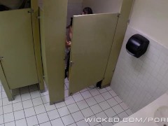 Wicked - Couple has sex in public bathroom