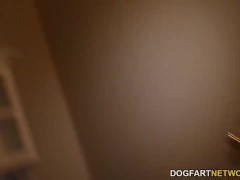 Kate England does threesome with two monster black cocks