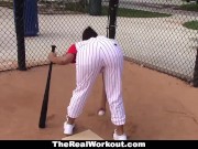 Preview 6 of TheRealWorkout - Busty Latina Loves To Play with Balls