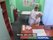 Preview 5 of FakeHospital Sexy nurse gets creampied by doctor