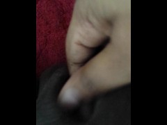 playing with my gushy pussy