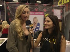 Mia Malkova & Kendra Sunderland at eXXXotica 2015 with Pornhub Aria