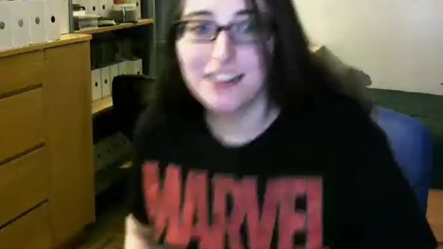 BoringKate Stroke's her Girl Cock and Flashes her Tits