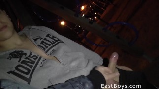 布拉格的公共打手枪