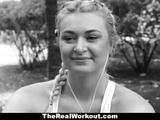 TheRealWorkout - Fitness Vlogger_Fucked By_Camera Crew