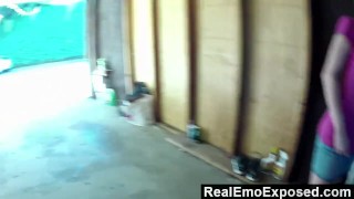 RealEmoExposed - Sicily sendo safada na garagem