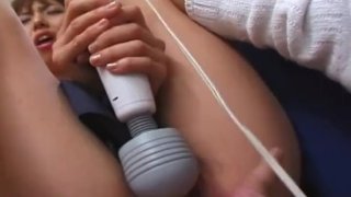Randy Asian Babe Being Fucked On Her Wet Pussy Toy