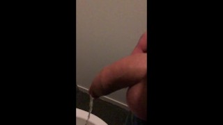 taking a piss in slow motion
