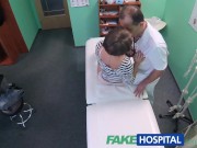 Preview 6 of FakeHospital Short haired hottie seduces doctor