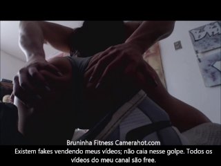 hot dancing, ass shaking, Bruninha Fitness, webcam