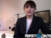 Preview 2 of PropertySex - Virgo real estate agent makes sex video with Aquarius client