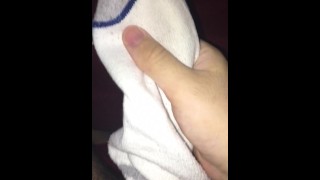 Keep jerking until the sock comes off