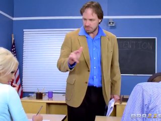 Kenzie Taylor gets some cock in class - Brazzers