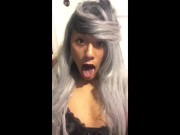 Preview 2 of Asian Trap Jerks her sissy clit