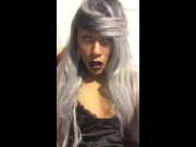 Preview 3 of Asian Trap Jerks her sissy clit