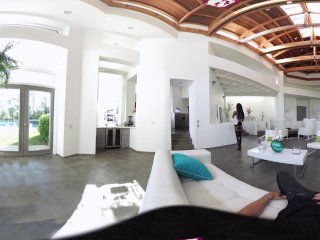 VR Bangers - [360° VR] Sexy Black Perfect Ass Maid Fucked and Cream-pied screenshot number 2