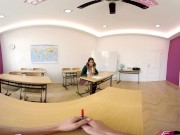 Preview 1 of VR Bangers-[360°VR] Foreign exchange student FUCKED HARD on Teacher's Desk