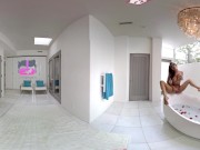 VR Bangers - [360°VR] Hot Brazilian Chick Rubbing her WET PUSSY in The Tub