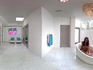 VR Bangers - [360°VR] Hot Brazilian Chick Rubbing her WET PUSSY in The Tub screenshot number 0