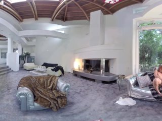 VR Bangers - [360°VR] Redhead Marie McCray_puts VIBRATOR_on her wet PUSSY