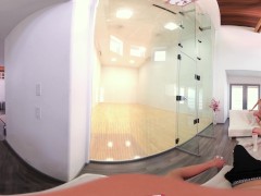 VR Bangers-[360°VR] DILLION and PRISTINE SCISSORING after NAKED Racquetbal