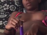 Ebony Juicy Creamy Masturbation pt3