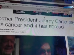 Jimmy Carter says he has cancer, revealed by recent surgery