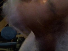 really hittin it hard, up closer;)