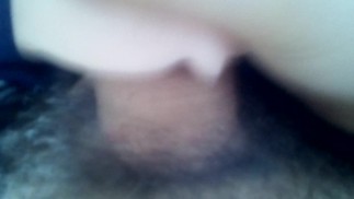 Cumming in a fake pussy toy