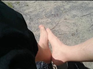 nylon toes, fetish, massage feet, pantyhose feet