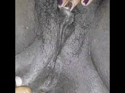 Preview 3 of Wet pussy takes black dick