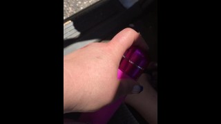 It will vibrate my clit but I can't get it in