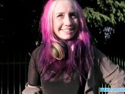 PublicAgent American Slut Talks Dirty Fucking Outdoors in Prague ...