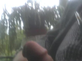 Fooling Around, Jacking off Outside...