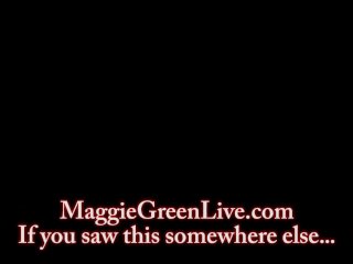 Busty Blonde Maggie Green Cums under Palm Tree!