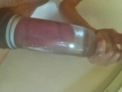 The Bathmate X40 Helps Make My Cock As Thick As A Brick