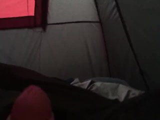 masturbation, uncut, small dick, camping