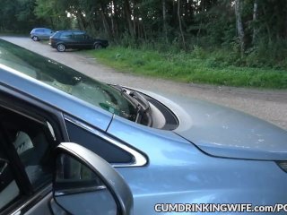 car, gangbang, compilation, park