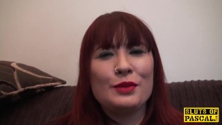 Pascals Subsluts Busty British Redhead Dominated With Roughsex
