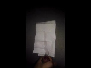 BIG cumshot. FIRST TIME