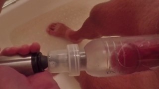 Bathmate X40 с вакуумным трюком для дополнительного давления