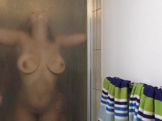 shower sex, Mya Lane, big tits, pov
