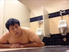 Chub Boy Playing In The School Restroom (Old Video)