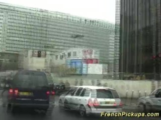 french Milf picked up for deep anal