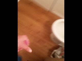 bathroom cum shot, verified amateurs, exclusive, cumshot