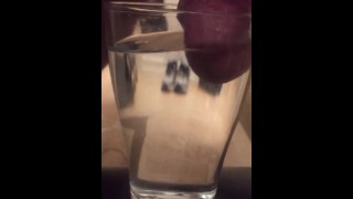 Cumming Slowly In A Glass Of Water Spunkdude72