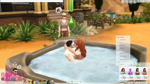 The Sims 4: Свирепый Woohoo Секс МОД - Трахаю Целый Район.
